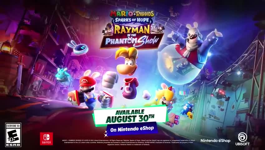 Mario + Rabbids® Sparks of Hope DLC 3: Rayman in the Phantom Show